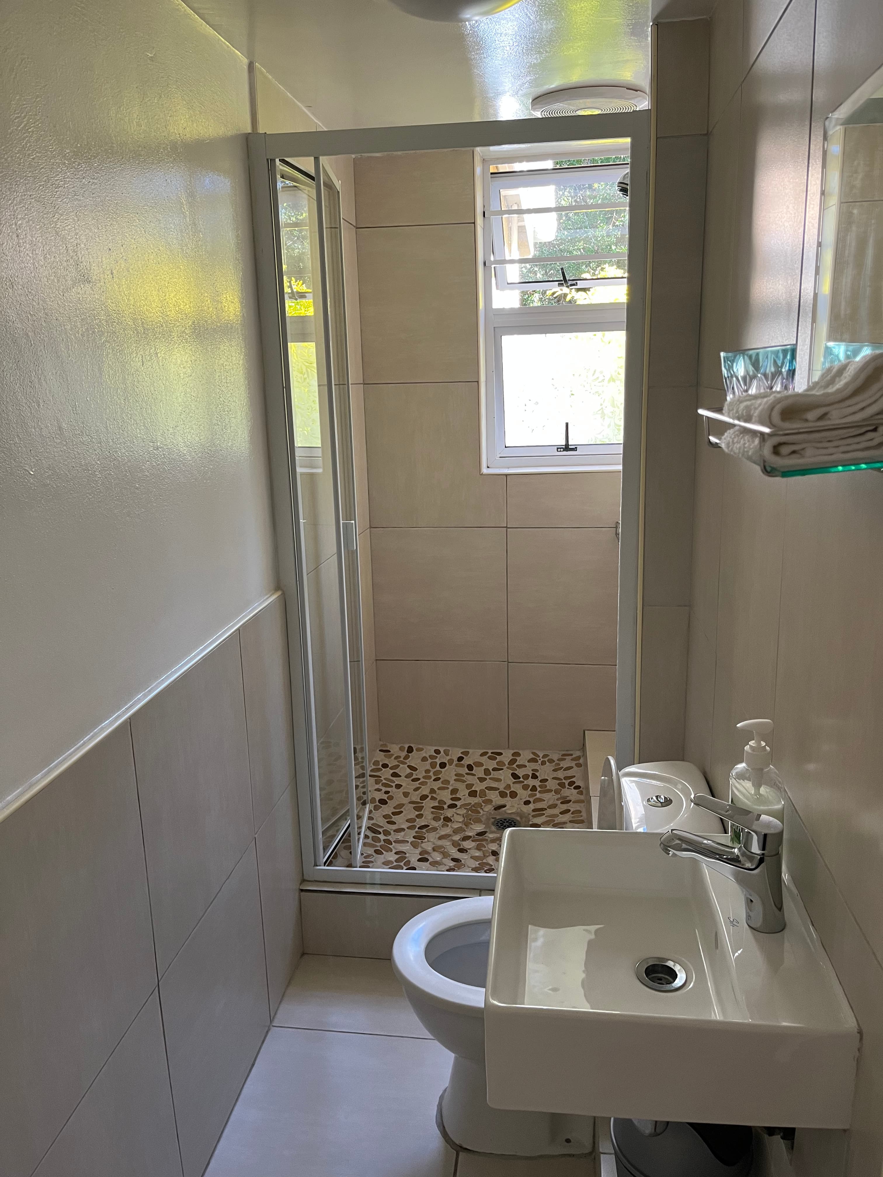 En-suite shower room at Little Louisa